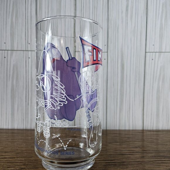 Vintage 1977 McDonalds  "Action Series" - Set Of 4 Collector Glasses Hamburgler+ - Picture 3 of 9